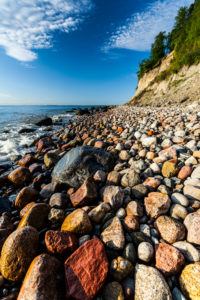 Europe, Poland, Pomerania, Gdynia Orlowo, beach, pebbles Europe, Poland, Pomerania, Gdynia Orlowo, beach, pebbles